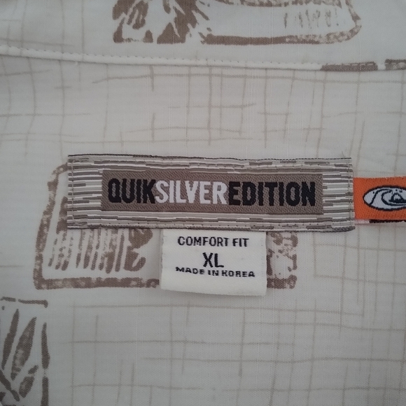 Men's QuikSilver Edition Comfort Fit Hawaiian Shirt, XL - Picture 3 of 4